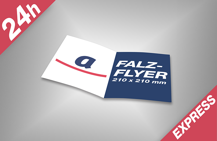 Falzflyer 210 x 210 mm (Express)