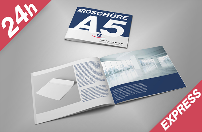 Broschüre A5 Quer (Express)